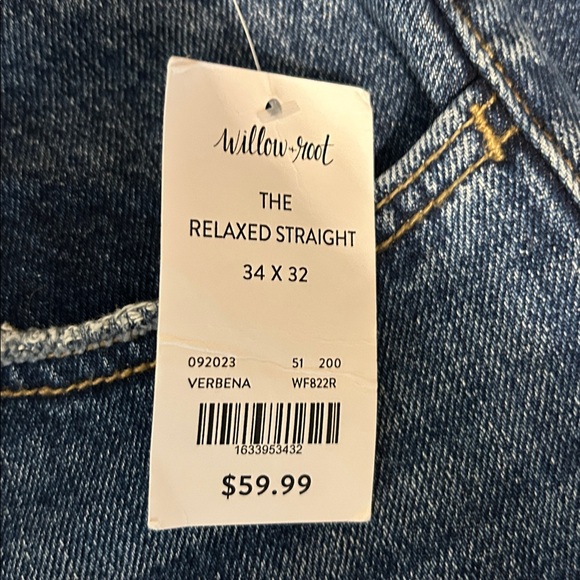 NWT women’s willow and root jeans size 34x32 - Picture 6 of 7